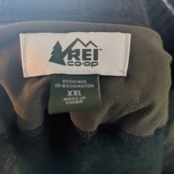 REI Wool Blend Green Sweater 1/4 Zip XXL | Earth Green - Picture 6 of 7